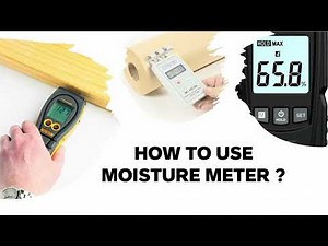 How To Use Moisture Meter ? | Moisture Content Test | Step By Step Explanation