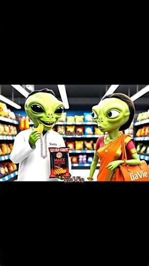 Aliens Try Lays MAXX Macho Chilli Chips?! 👽😂 #shorts #diwali #lays #india