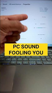 If your laptop sound is fooling you, then try this! #pctipsandtricks #laptop #pcfix #shorts