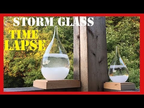 Storm Glass Time Lapse - Weather Glass Predictor