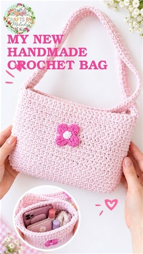 DIY Crochet CUTE Bag 🌸 Easy Amigurumi Shoulder Bag