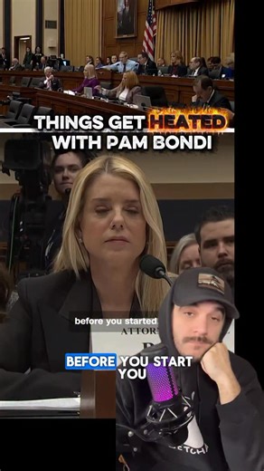 Andrew Stecker on Instagram: "The longer we play point the finger and deflect the longer accountability will take… 😐 #pambondi #government #epstein #accoubtability #really?"