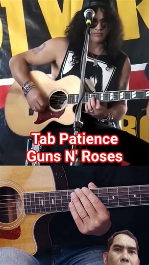 Tab Guitar Patience by Guns N' Roses #shorts #guitar