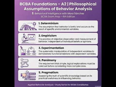 BCBA Foundations A2 | Philosophical Assumptions of Behavior Analysis