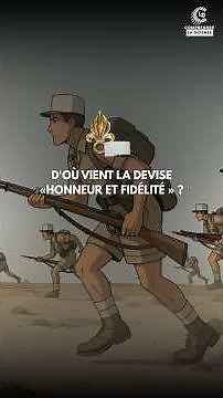 🫡 Where does the French Foreign Legion's motto "Honor and Fidelity" come from? #legion #army #his...
