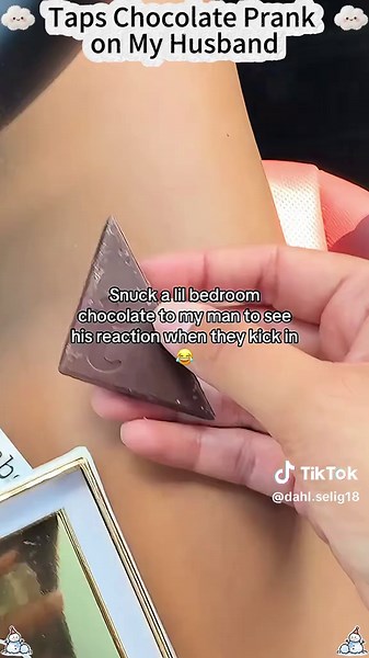 Taps Chocolate Prank on My Husband#couple #funny #taps #fyp #viral | tabs chocolates