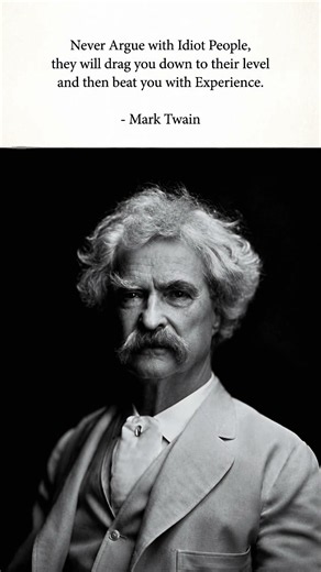 Mark Twain’s Brutal Truth About Arguments #Quotes #DeepThoughts #Shorts