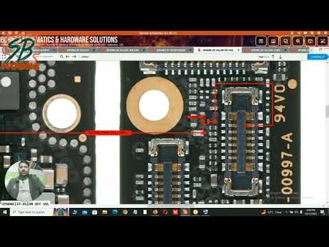 iPhone XS Power Button & Volume Keys Lines Schematic Diagram | Circuit Solution
