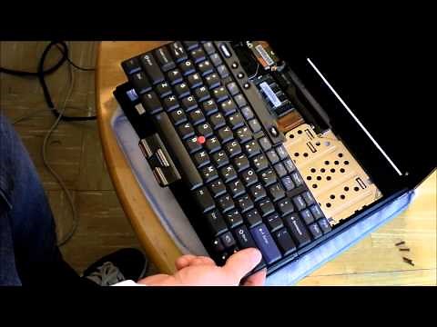 Tutorial: Upgrade ram in IBM T42 Thinkpad