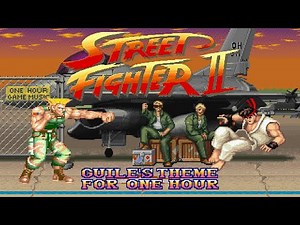 One Hour Game Music: Street Fighter II - Guile's Theme | 1 Hour Extended Version