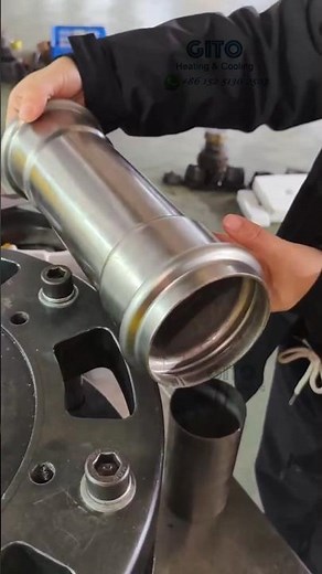 Press Fitting Pipe End Forming for Plumbing