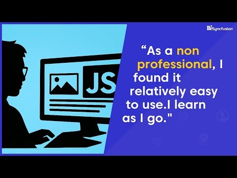 Why Nonprofessional Developers Choose Syncfusion Essential Studio for App Development.