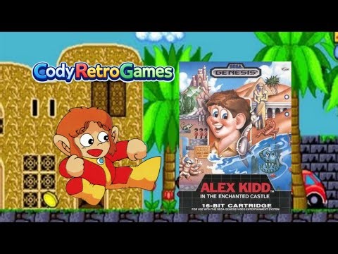 Alex Kidd in the Enchated Castle. (Sega Genesis). Jugando. Codyretrogames.