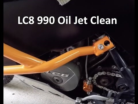 KTM 990 LC8 Oil Jet Clean