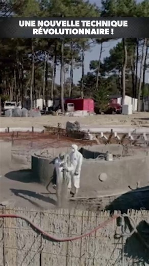 La technique de la gunite est plus pratique pour la construction des piscines et parcs aquatiques, mais nécessite de la précision | RMC Découverte
