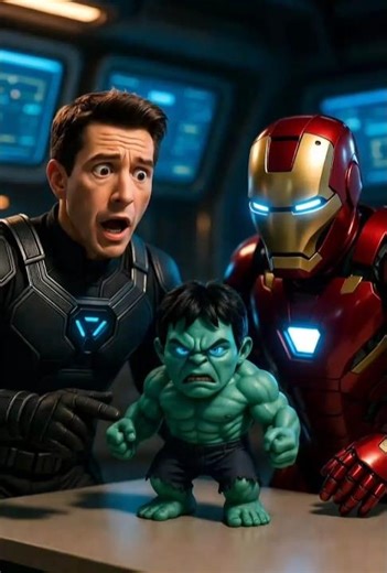 When Hulk Becomes Mini Hulk 😂 Avengers Funny Moment #shorts #avengers