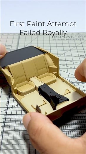 Knight Rider KITT Interior Build 🔥 Base Paint Completed. KITT Dashboard Detail Work #knightrider