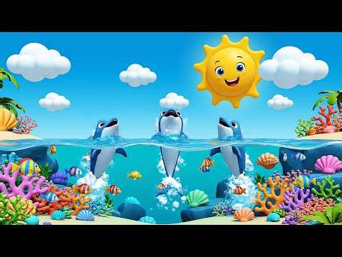 Little Dolphin Says Click Click Cle | Fun Ocean Song & Underwater Adventure