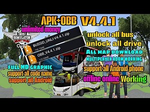 Unlimited money apk+obb v4.4.1 bus simulator Indonesia