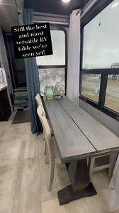 36K views · 769 reactions | When you live small, it’s great when things have more than one use! This table is our favorite upgrade, to date! Link is on our storefront. You can find it from our website that’s listed at the end of the video. #RVTable #RVLiving #RVHacks #RVChecklist #TravelChecklist #HomeOnWheels #FifthWheelChecklist #KitchenTable #RVKitchenTable | Kidgital Nomads | Facebook