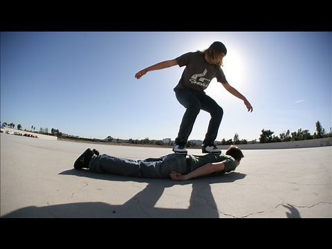 Human Skateboard by PES