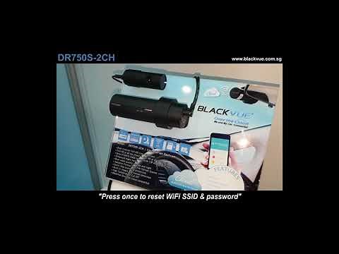 BlackVue DR750S / DR900S - Reset WiFi SSID and password using WiFi button (Tutorial)