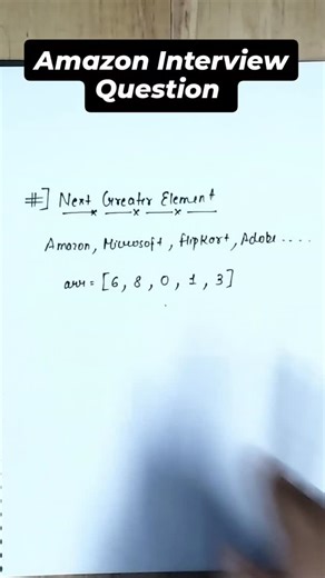 codewithyash on Instagram: "Amazon Interview Question"