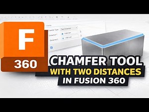 How To Use Chamfer Tool with Two Distances in Fusion 360 (2026)