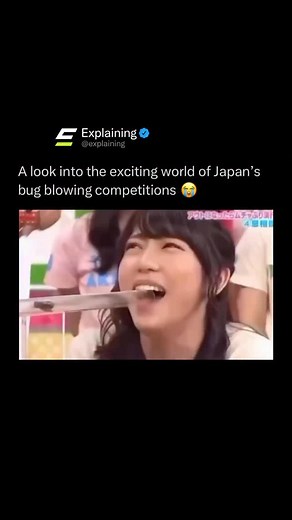 Explaining | One of Japan’s most famous (and bizarre) game shows features a simple but hilarious challenge — two contestants blowing into opposite ends... | Instagram