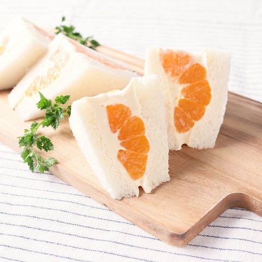 みかんのフルーツサンド 作り方・レシピ | クラシル