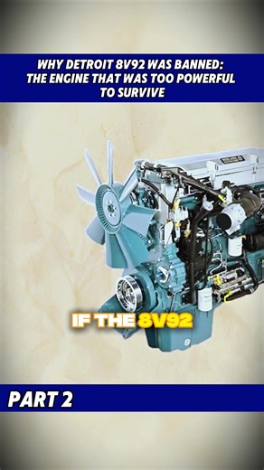 Pt.2 - Why Detroit 8V92 Was Banned: The Engine That Was Too Powerful to Survive #musclecar #classiccar #carenthusiast #horsepower #carmaintenance
