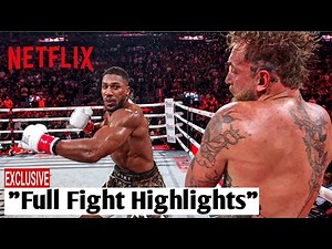 Jake Paul vs Anthony Joshua 🔥 Full Fight Highlights & Knockouts Netflix