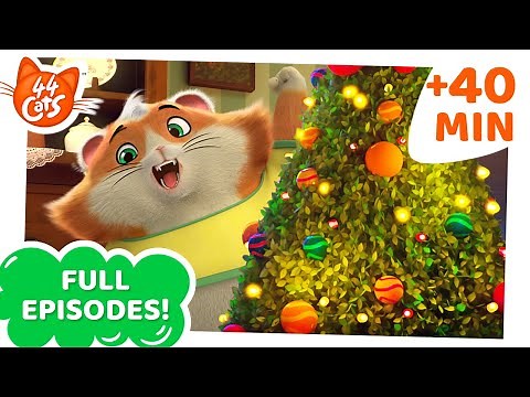 44 Cats | 40 MINUTES | Full Episodes Compilation | Catastic Christmas stories! ☃️🎁