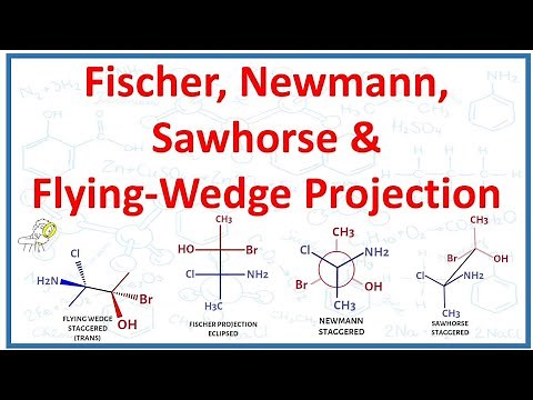 Fischer, Newman, Sawhorse and Flying-Wedge projections
