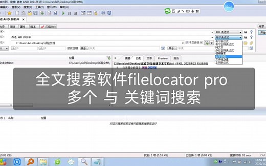 全文搜索软件filelocator pro 多个 与 关键词搜索