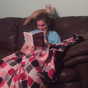 128K views · 2.6K reactions | When all you want to do is read a book  | Poke My Heart | Facebook