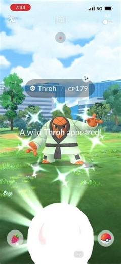 🔥First Ever SHINY THROH in Pokémon GO! ✨🥋