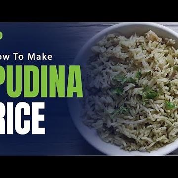 How to Make Pudina Rice | Easy Pudina Rice Recipe Video