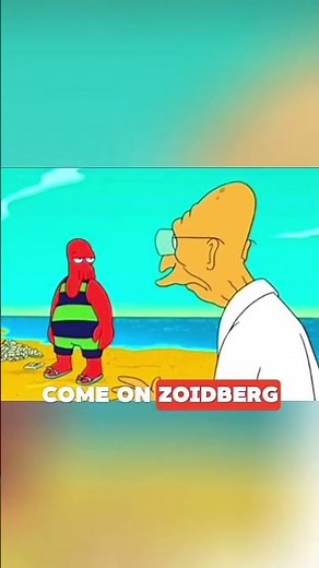 Futurama: funny zoidberg moments #shorts #viral #cartoon