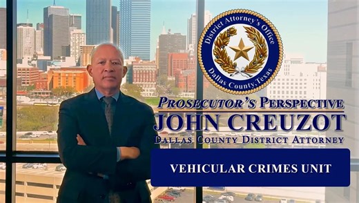 🚗 Prosecutor’s Perspective: Meet the Unit – Vehicular Crimes Unit 🚗 Our Prosecutor’s Perspective series continues with the first video in our new “Meet the Unit” spotlight, where District Attorney John Creuzot introduces the specialized divisions within the Dallas County District Attorney’s Office. We’re starting with the Vehicular Crimes Unit (VCU), formed in 2022 to prosecute some of the most devastating crimes on our roadways, including intoxication manslaughter, intoxication assault, fatal
