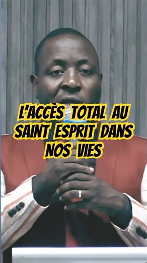 L’accès total au Saint Esprit dans nos vies | Pasteur Cyrille Loua
