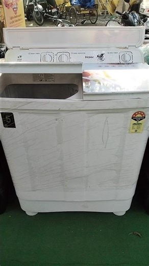 Haier Washing Machine 8.5 Kg Semi Automatic 5 Star 5 years Motor Warranty #ytshorts #haier