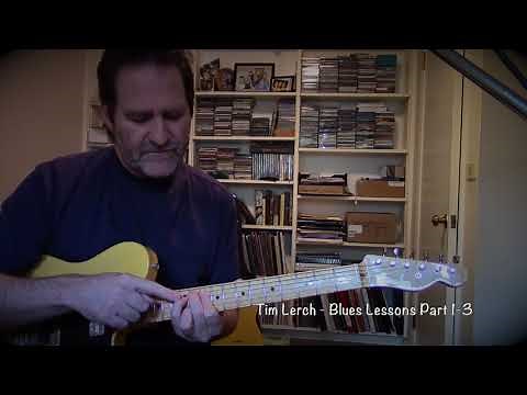Tim Lerch - Jazz Blues Lessons - Parts 1 2 and 3 (Transcription Available)
