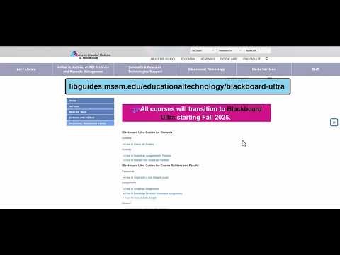 Blackboard Ultra: Quick Student Guide
