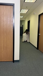 Lady puts on mask to escape cop | The Imaginary Art Exhibit