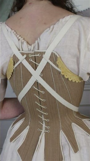 stays 1780 #stays #18thcenturyfashion #18thcentury #rococo #corset #couture #sewing