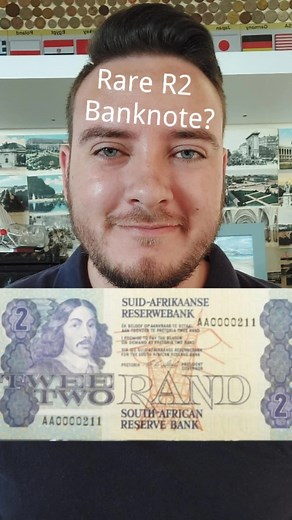 The Coin of the Day is... the 1990 R2 Banknote from South Africa 🇿🇦💰 Join me as we uncover its design, historical context, and potential value. Is this banknote worth more than just its face value? #southafrica #fyp #history #facts #money