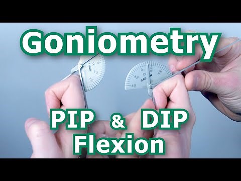 Goniometry - Digit PIP and DIP Flexion