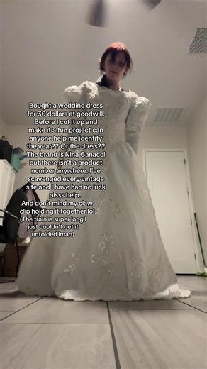 Identifying a Vintage Wedding Dress from Goodwill