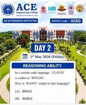 Day 2 – Reasoning Ability Challenge - ACEG